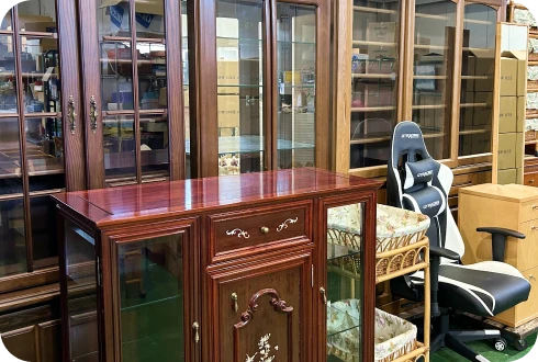 並べられて家具の写真